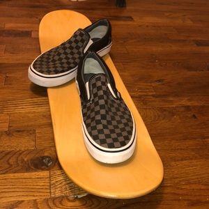 Men’s Vans Checkerboard Slip On Size 13